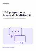 100 preguntas a través de la distancia — Español — cover