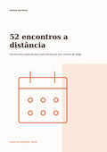52 encontros a distância — Português — cover