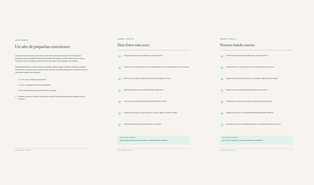 365 pequeñas formas de seguir conectados — Español — interior preview