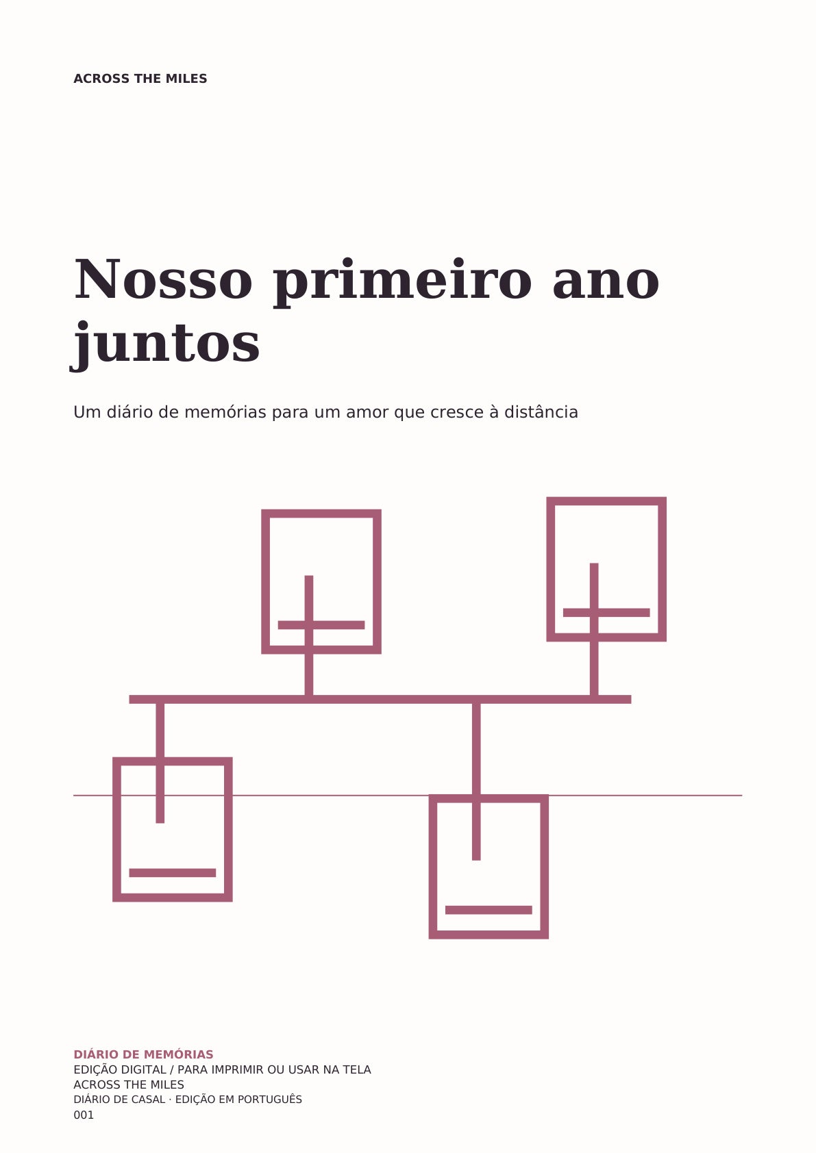 Nosso primeiro ano juntos — Português — cover