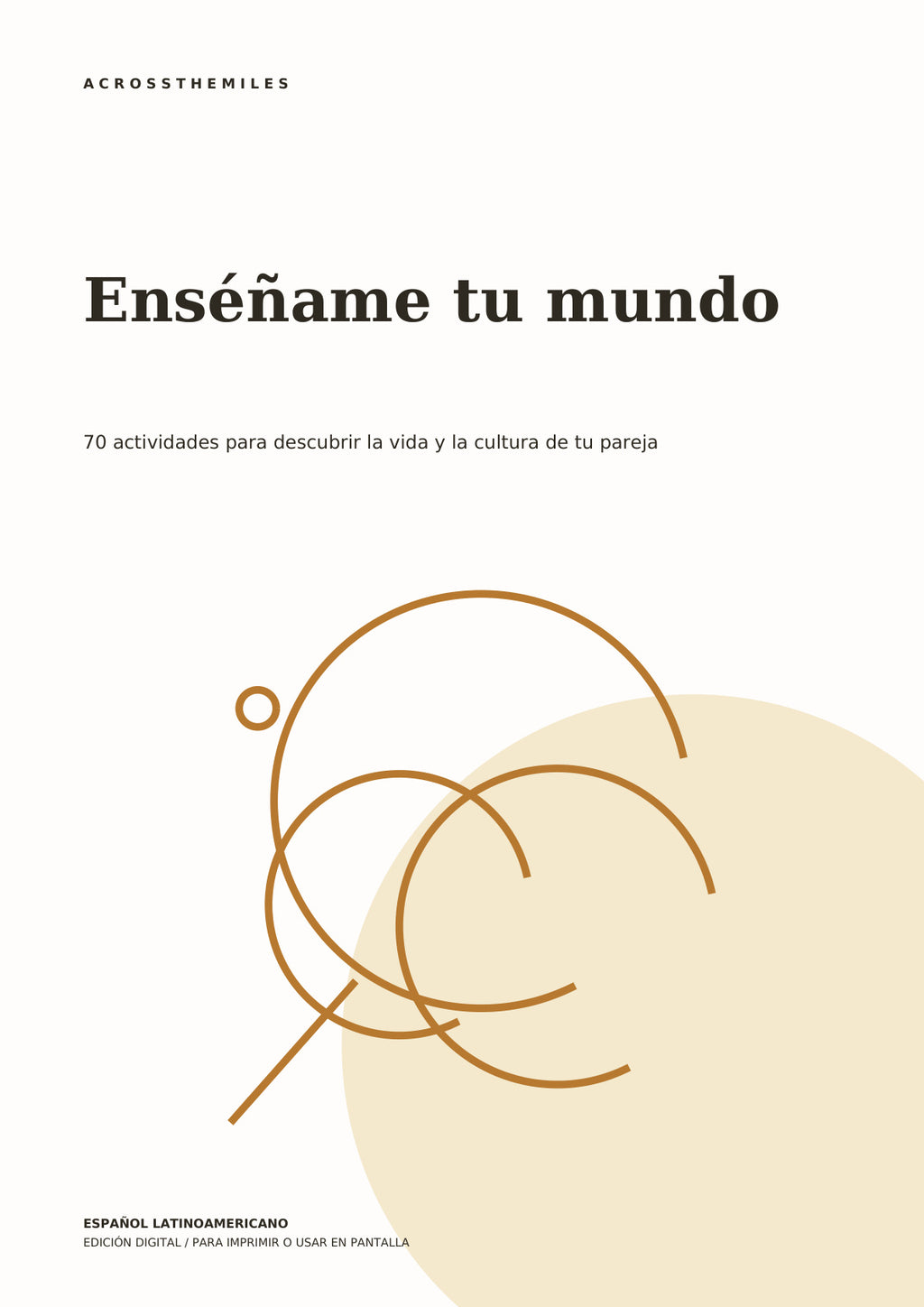 Enséñame tu mundo — Español — cover