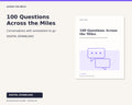 100 Questions Across the Miles cover — digital download