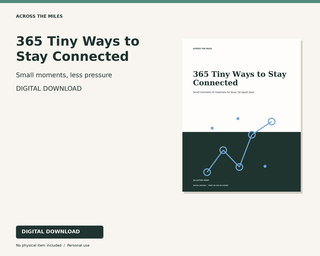 365 Tiny Ways to Stay Connected cover — digital download