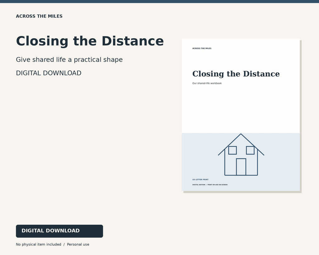 Closing the Distance cover — digital download