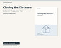 Closing the Distance cover — digital download